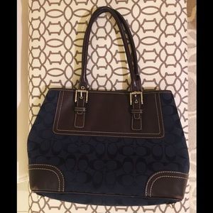 Coach Signature Jacquard Handbag